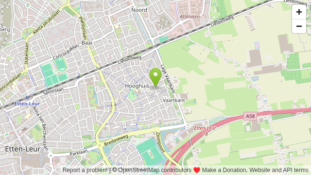 Locatie van Autorijschool Mathijssen op de kaart: Wielewaal 97 in Etten-Leur
